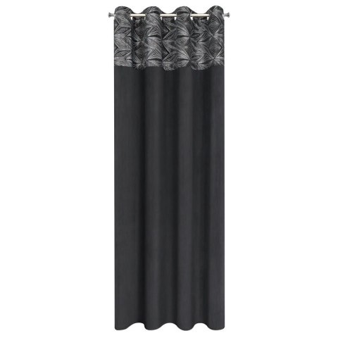 ZASŁONA GOTOWA ARIANA 140 X 250 CM CZARNY