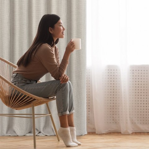 ZASŁONA GOTOWA MADISON 140 X 250 CM BEŻOWY