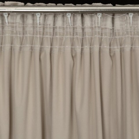 ZASŁONA GOTOWA NADIA NA TAŚMIE 140 X 300 CM BEŻOWY