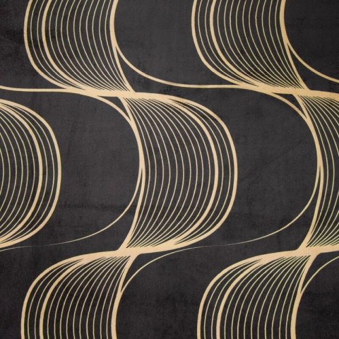 ZASŁONA GOTOWA POLA 140 X 250 CM CZARNY