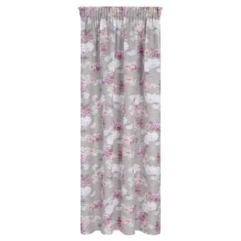 ZASŁONA GOTOWA SHERRY NA TAŚMIE 140 X 300 CM SREBRNY