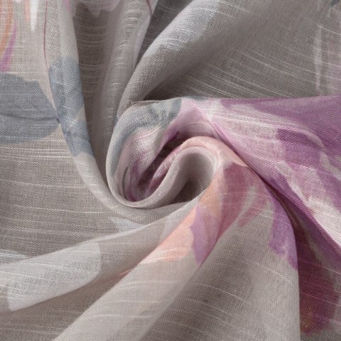 ZASŁONA GOTOWA SHERRY NA TAŚMIE 140 X 300 CM SREBRNY