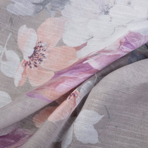 ZASŁONA GOTOWA SHERRY NA TAŚMIE 140 X 300 CM SREBRNY