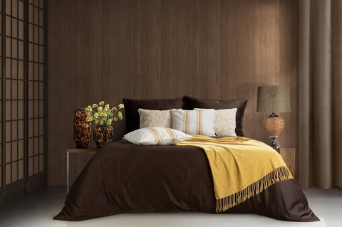 KOMPLET POŚCIELI NOVA3 140 X 200 CM BRĄZOWY
