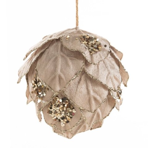 OZDOBA ŚWIĄTECZNA 551 12 X 12 X 13 CM BEŻOWY OZDOBA ŚWIĄTECZNA 551 12 X 12 X 13 CM BEŻOWY