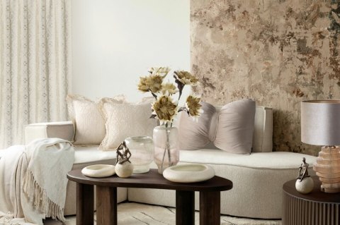 PATERA DEKORACYJNA OSCAR (02) 25 X 22 X 6 CM KREMOWY PATERA DEKORACYJNA OSCAR (02) 25 X 22 X 6 CM KREMOWY