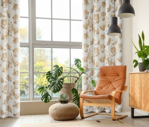 ZASŁONA GOTOWA AVANI 140 X 250 CM BIAŁY