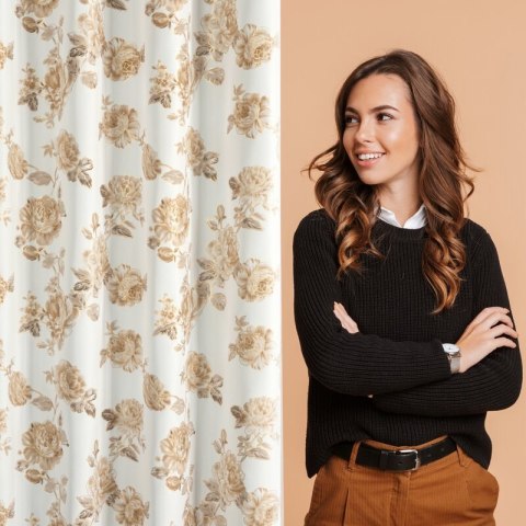 ZASŁONA GOTOWA AVANI 140 X 250 CM BIAŁY