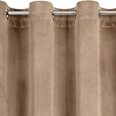 ZASŁONA GOTOWA D91 ROSA 140 X 250 CM CIEMNOBEŻOWY