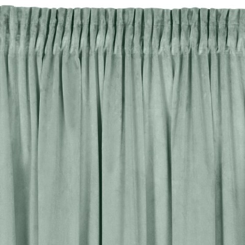 ZASŁONA GOTOWA D91 ROSA NA TAŚMIE 140 X 270 CM JASNOMIĘTOWY