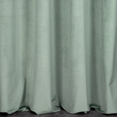 ZASŁONA GOTOWA D91 ROSA NA TAŚMIE 140 X 270 CM JASNOMIĘTOWY