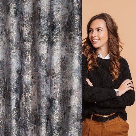 ZASŁONA GOTOWA ESTER 140 X 250 CM BRĄZOWY ZASŁONA GOTOWA ESTER 140 X 250 CM BRĄZOWY