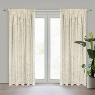 ZASŁONA GOTOWA FELIS NA TAŚMIE 140 X 270 CM KREMOWY