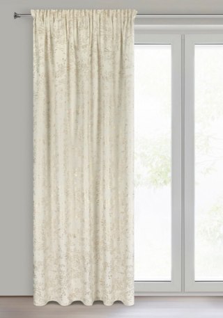 ZASŁONA GOTOWA FELIS NA TAŚMIE 140 X 270 CM KREMOWY