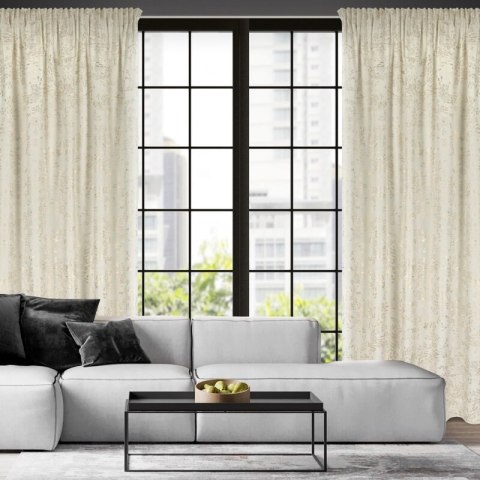 ZASŁONA GOTOWA FELIS NA TAŚMIE 140 X 270 CM KREMOWY