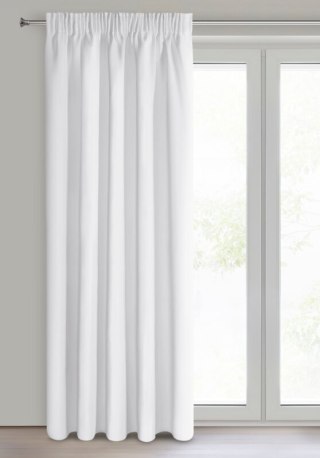 ZASŁONA GOTOWA LOGAN NA TAŚMIE 135 X 270 CM BIAŁY