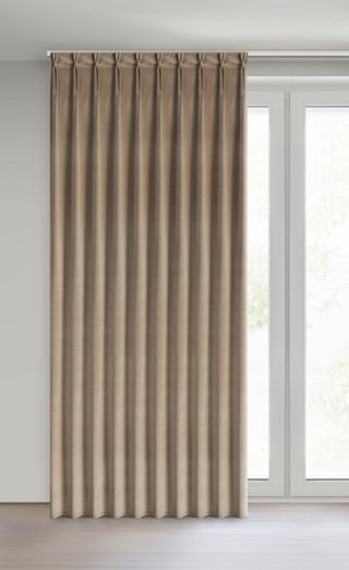 ZASŁONA GOTOWA MELANIE 125 X 270 CM CIEMNOBEŻOWY