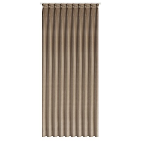 ZASŁONA GOTOWA MELANIE 125 X 270 CM CIEMNOBEŻOWY