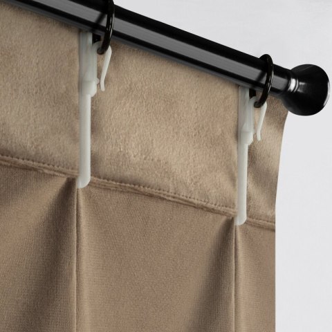 ZASŁONA GOTOWA MELANIE 125 X 270 CM CIEMNOBEŻOWY