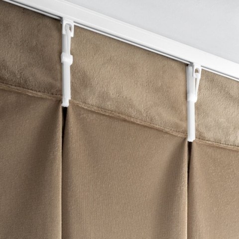 ZASŁONA GOTOWA MELANIE 125 X 270 CM CIEMNOBEŻOWY