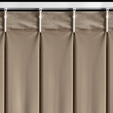 ZASŁONA GOTOWA MELANIE 125 X 270 CM CIEMNOBEŻOWY