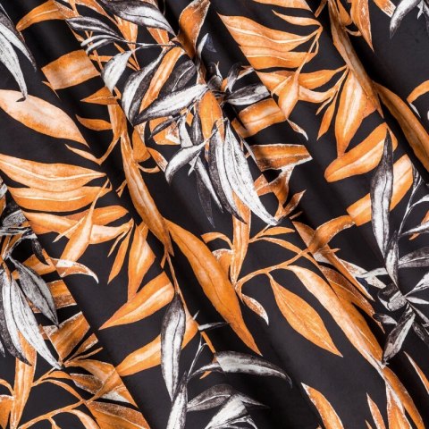 ZASŁONA GOTOWA ZOJA NA TAŚMIE 140 X 270 CM CZARNY