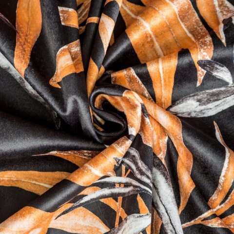 ZASŁONA GOTOWA ZOJA NA TAŚMIE 140 X 270 CM CZARNY