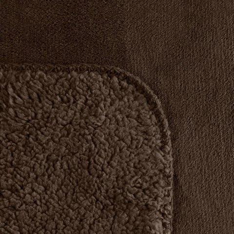 KOC TEDY 170 X 210 CM CIEMNOBRĄZOWY KOC TEDY 170 X 210 CM CIEMNOBRĄZOWY