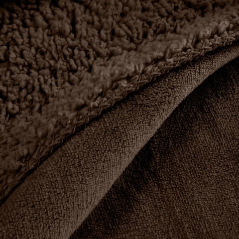 KOC TEDY 170 X 210 CM CIEMNOBRĄZOWY KOC TEDY 170 X 210 CM CIEMNOBRĄZOWY
