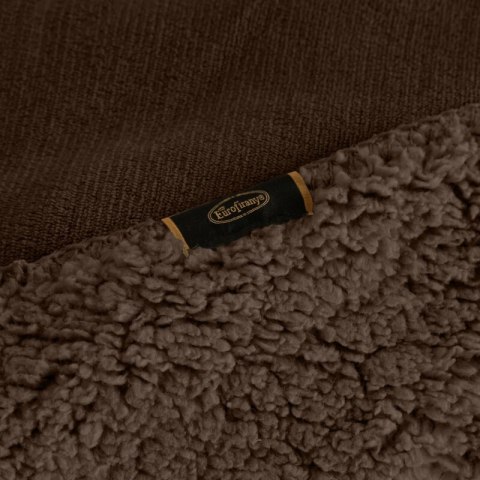 KOC TEDY 170 X 210 CM CIEMNOBRĄZOWY KOC TEDY 170 X 210 CM CIEMNOBRĄZOWY