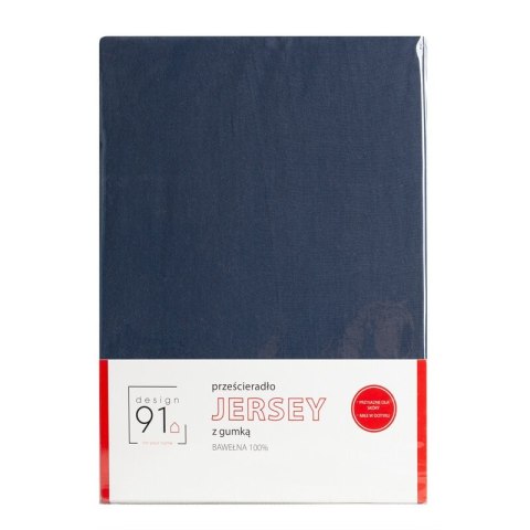PRZEŚCIERADŁO Z GUMKĄ JERSEY D91 220 X 200 X 30 CM GRANATOWY PRZEŚCIERADŁO Z GUMKĄ JERSEY D91 220 X 200 X 30 CM GRANATOWY