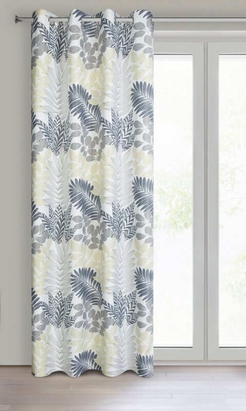 ZASŁONA GOTOWA D91 NINA 140 X 250 CM BIAŁY