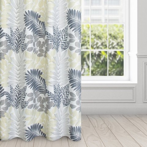 ZASŁONA GOTOWA D91 NINA 140 X 250 CM BIAŁY