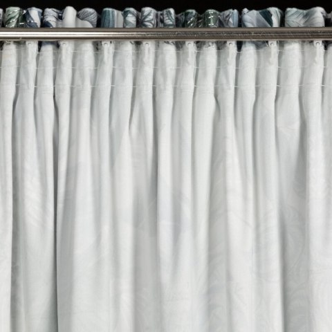 ZASŁONA GOTOWA DAVOS 2 NA TAŚMIE 140 X 270 CM BIAŁY