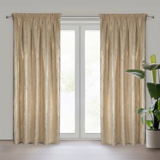 ZASŁONA GOTOWA EMILA NA TAŚMIE 140 X 270 CM KREMOWY