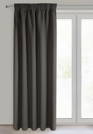 ZASŁONA GOTOWA LOGAN NA TAŚMIE 135 X 270 CM GRAFITOWY