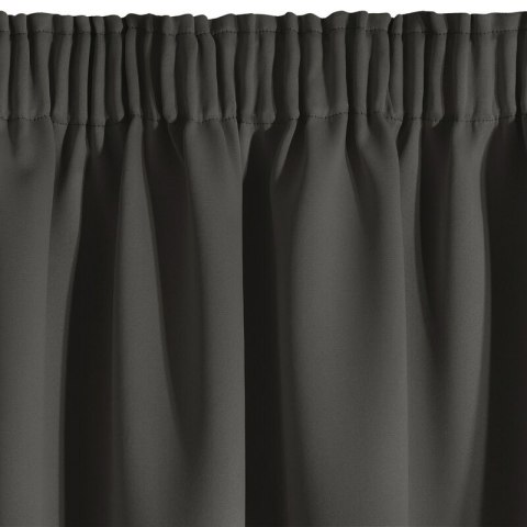 ZASŁONA GOTOWA LOGAN NA TAŚMIE 135 X 270 CM GRAFITOWY