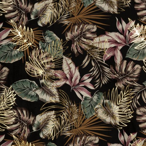 ZASŁONA GOTOWA MAROKO NA TAŚMIE 140 X 270 CM CZARNY