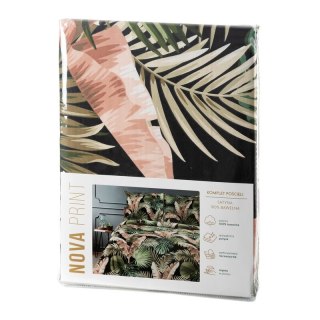 KOMPLET POŚCIELI SATYNOWEJ NIKA 41 160 X 200 CM CZARNY