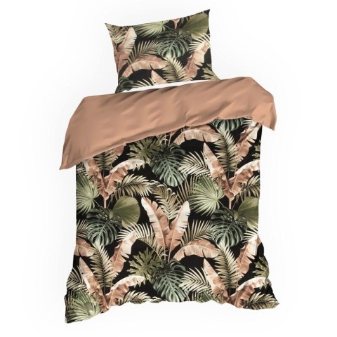 KOMPLET POŚCIELI SATYNOWEJ NIKA 41 160 X 200 CM CZARNY