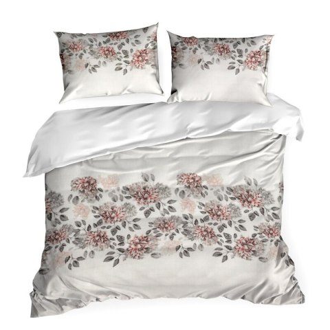 KOMPLET POŚCIELI SATYNOWEJ NIKA 43 160 X 200 CM JASNOSZARY