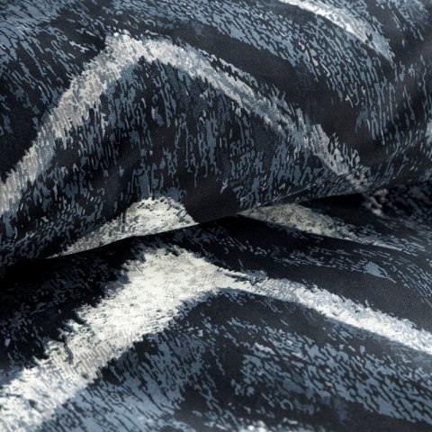 KOMPLET POŚCIELI SATYNOWEJ SPRING 61 140 X 200 CM CIEMNOGRANATOWY