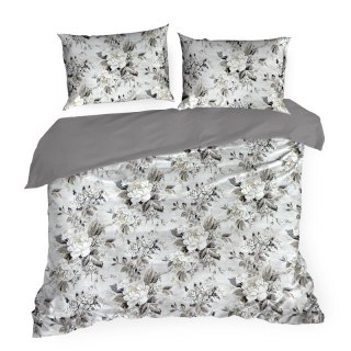 KOMPLET POŚCIELI SATYNOWEJ SPRING 62 140 X 200 CM SREBRNY