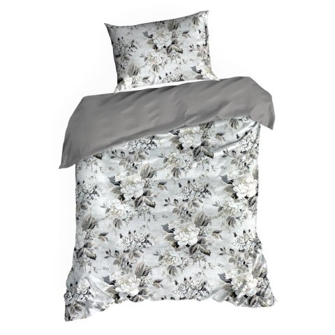 KOMPLET POŚCIELI SATYNOWEJ SPRING 62 220 X 200 CM SREBRNY