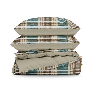 KOMPLET POŚCIELI SATYNOWEJ SPRING 65 140 X 200 CM JASNOBRĄZOWY