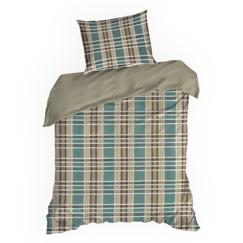 KOMPLET POŚCIELI SATYNOWEJ SPRING 65 140 X 200 CM JASNOBRĄZOWY