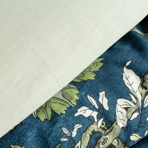 KOMPLET POŚCIELI SATYNOWEJ SPRING 68 220 X 200 CM NIEBIESKI