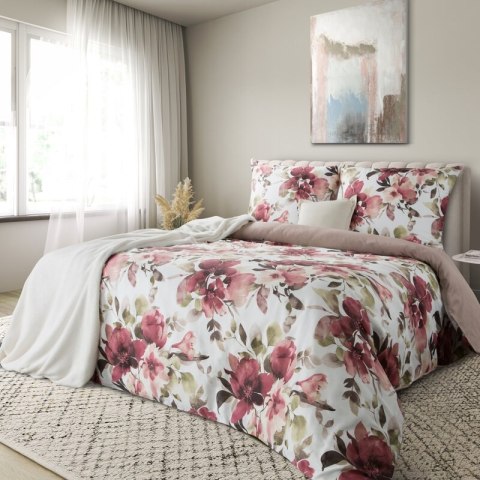 KOMPLET POŚCIELI SATYNOWEJ SPRING 74 220 X 200 CM BIAŁY