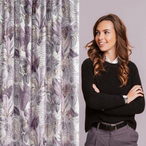 ZASŁONA GOTOWA DAVOS 2 NA TAŚMIE 140 X 270 CM BIAŁY