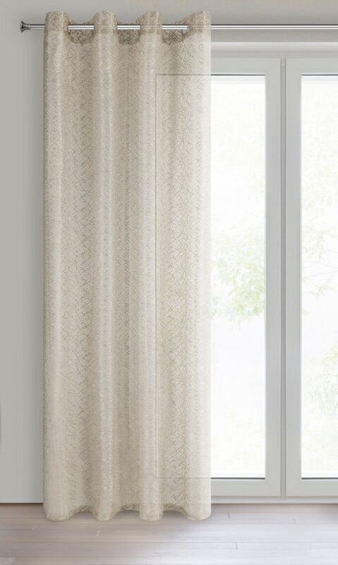FIRANA GOTOWA AMANDA 140 X 250 CM BEŻOWY